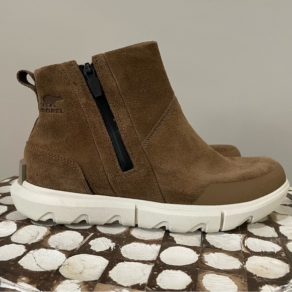 Sorel Explorer II Waterproof Ankle Boots Size 6 Delta Fawn - Picture 3 of 6